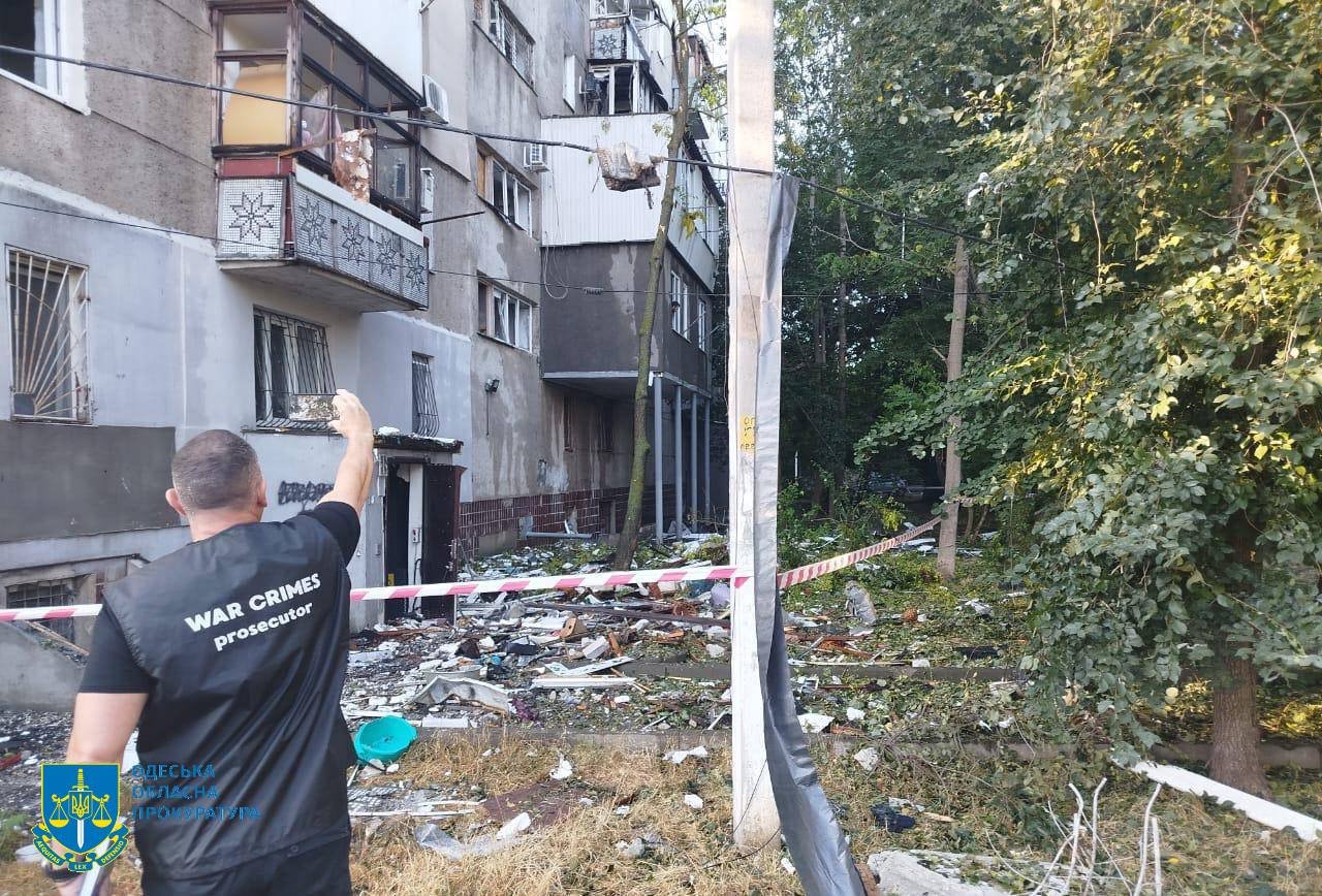 Наслідки обстрілу Одеси