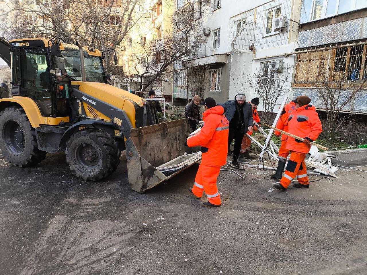 Наслідки нічного обстілу 31 грудня