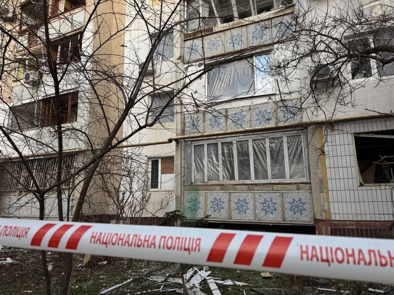 Наслідки нічного обстілу 31 грудня