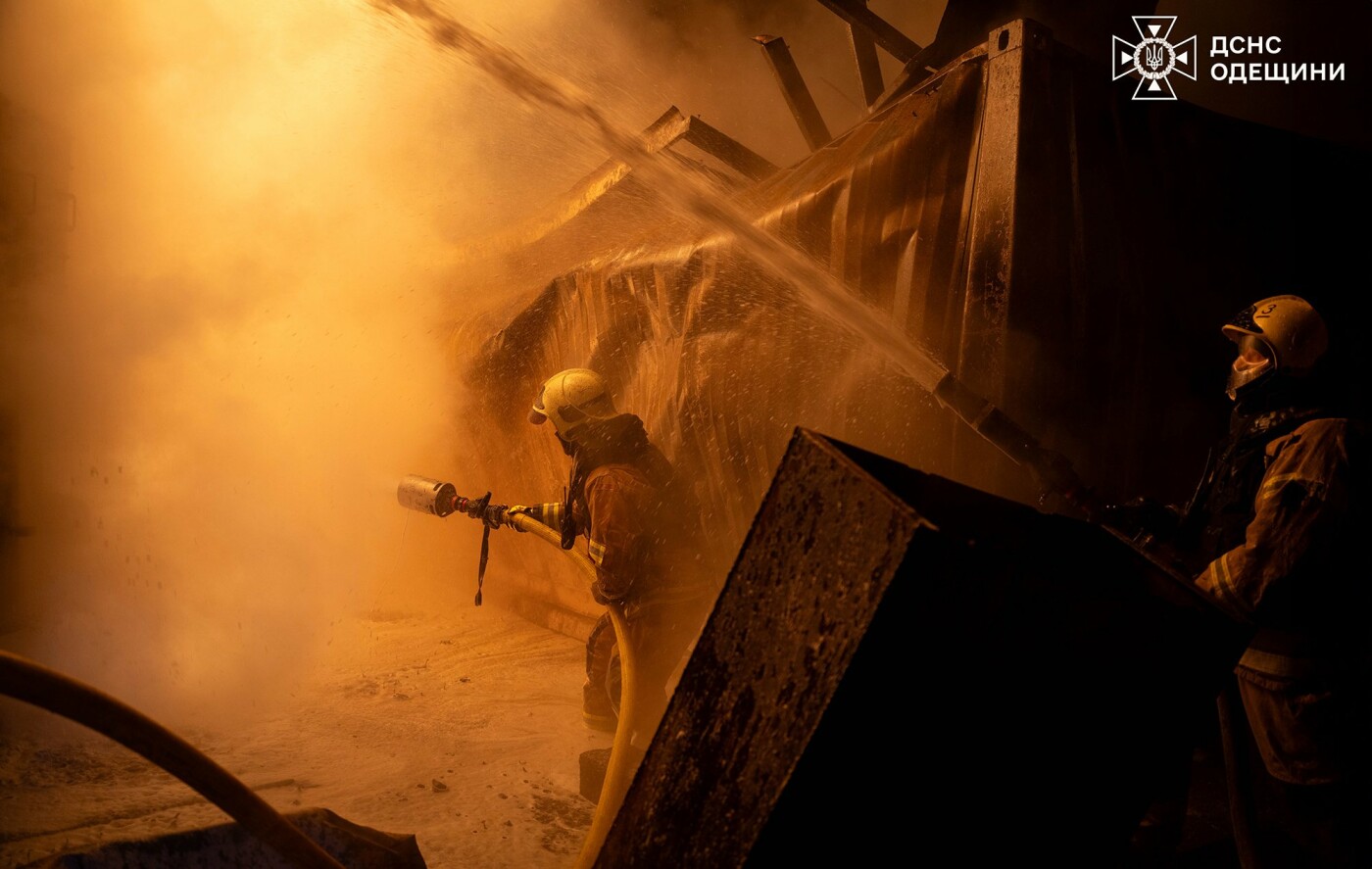 Наслідки обстрілу Одещини 1 січня