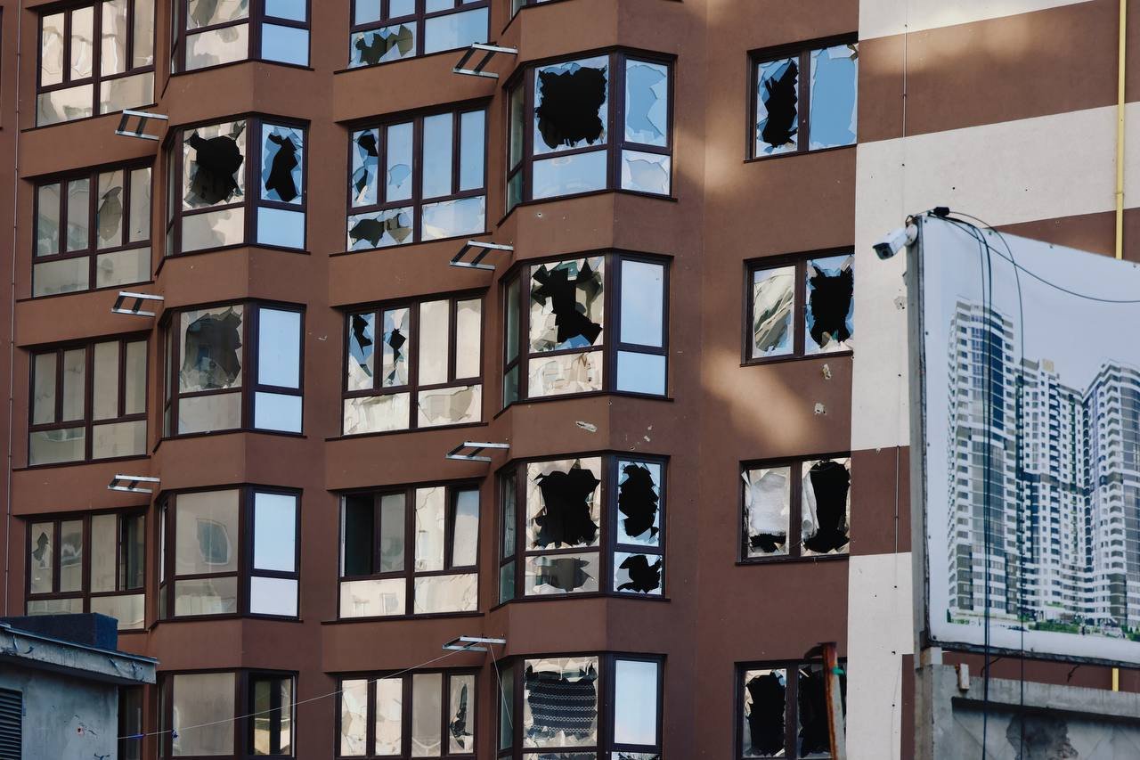 Наслідки обстрілу по Одесі 9-го лютого