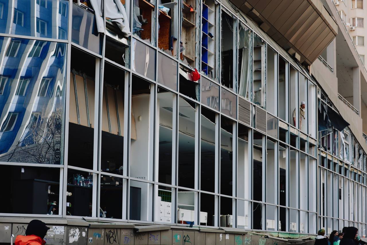 Наслідки обстрілу по Одесі 9-го лютого