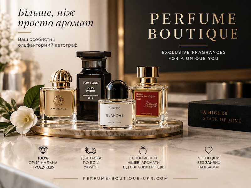 Філософія та шлях Perfume Boutique: як онлайн-бутик нішев..., фото-1, Нішева парфумерія Perfume Boutique — оригінальні аромати з доставкою по Україні